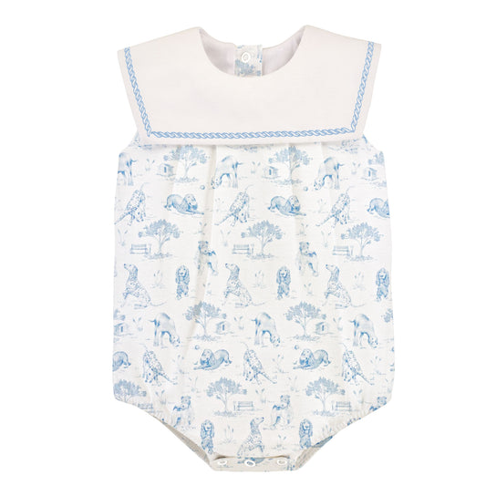 Barking Bliss - Blue Bubble W/Sailor Collar