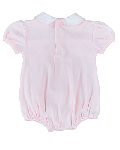 Pink Hand Smocked Bubble