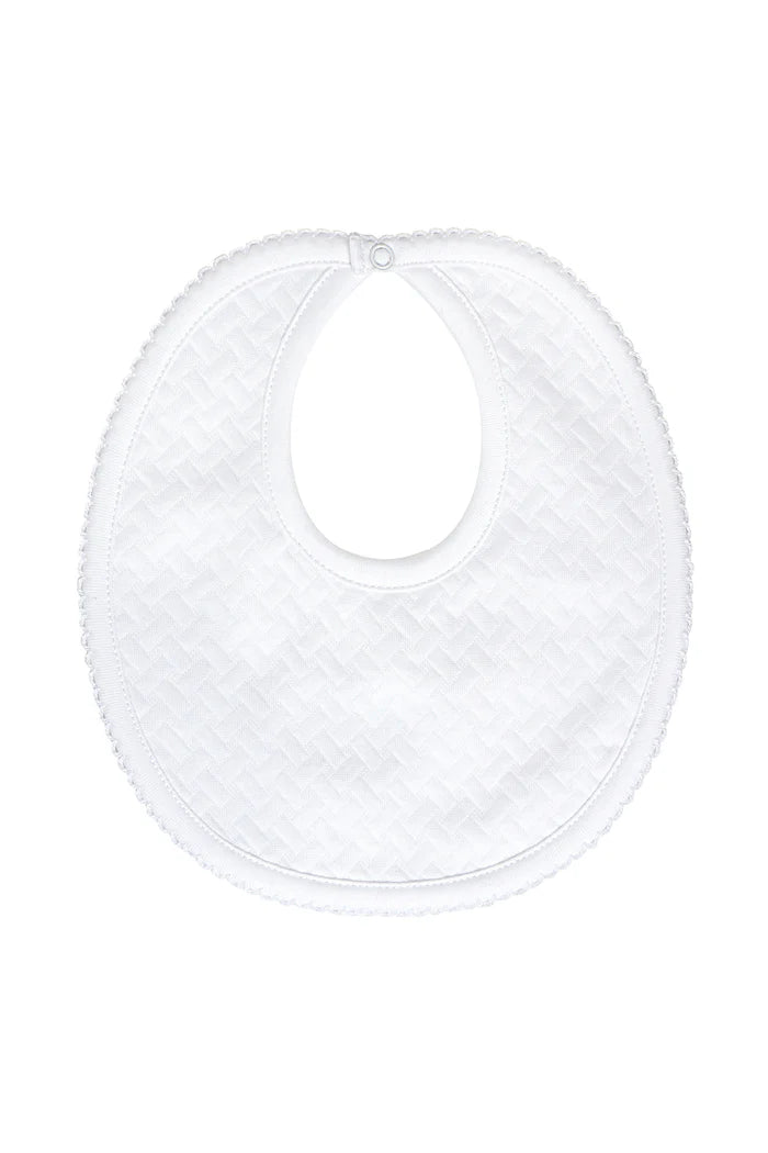 Basket Weave Baby Bib