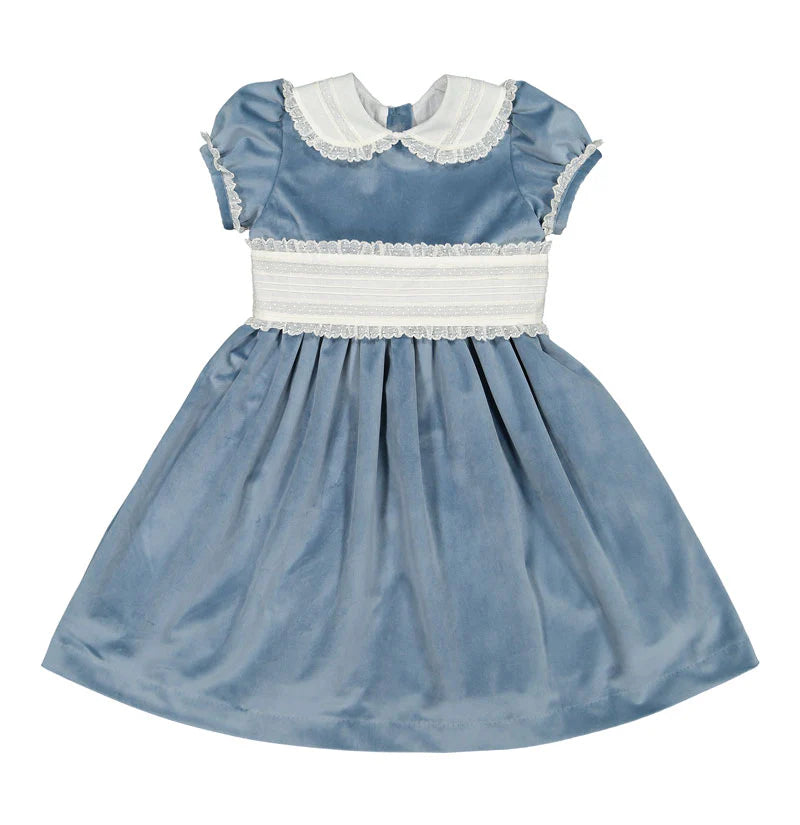 Scarlet Blue Velvet Dress