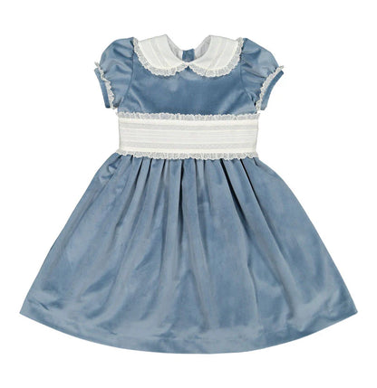 Scarlet Blue Velvet Dress