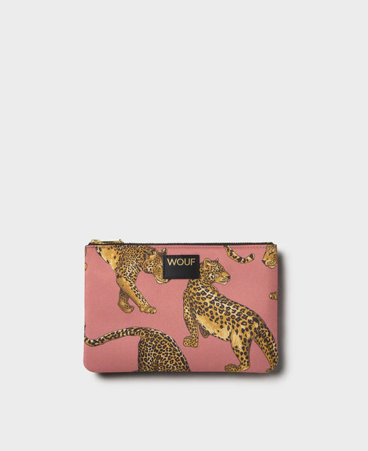 Blush Leopard Pouch