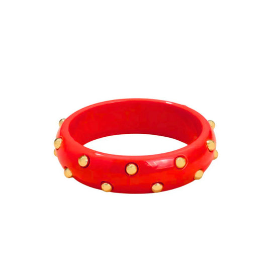 Studded Bangle - Red