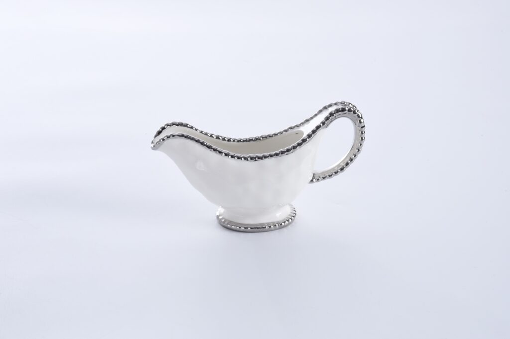 Salerno Gravy Boat - Silver