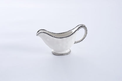 Salerno Gravy Boat - Silver