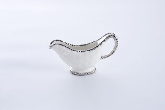 Salerno Gravy Boat - Silver