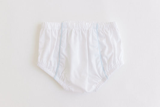 Diaper Cover – Blue Trim