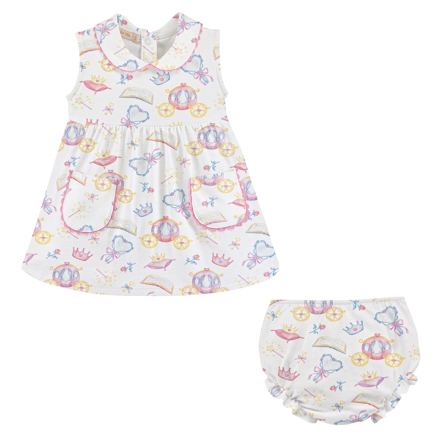 Once Upon A Time Dress W/Collar And Pockets