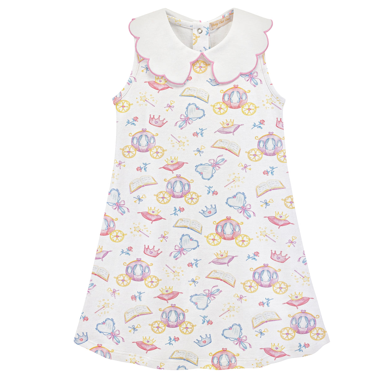 Once Upon A Time Dress W/Scalloped Collar
