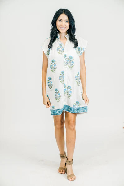 Lucia Dress - Bluebell