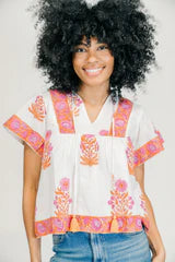 Catalina Blouse - Camelia