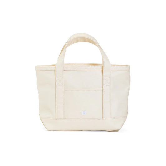 Mini Tote - Coated Canvas Natural