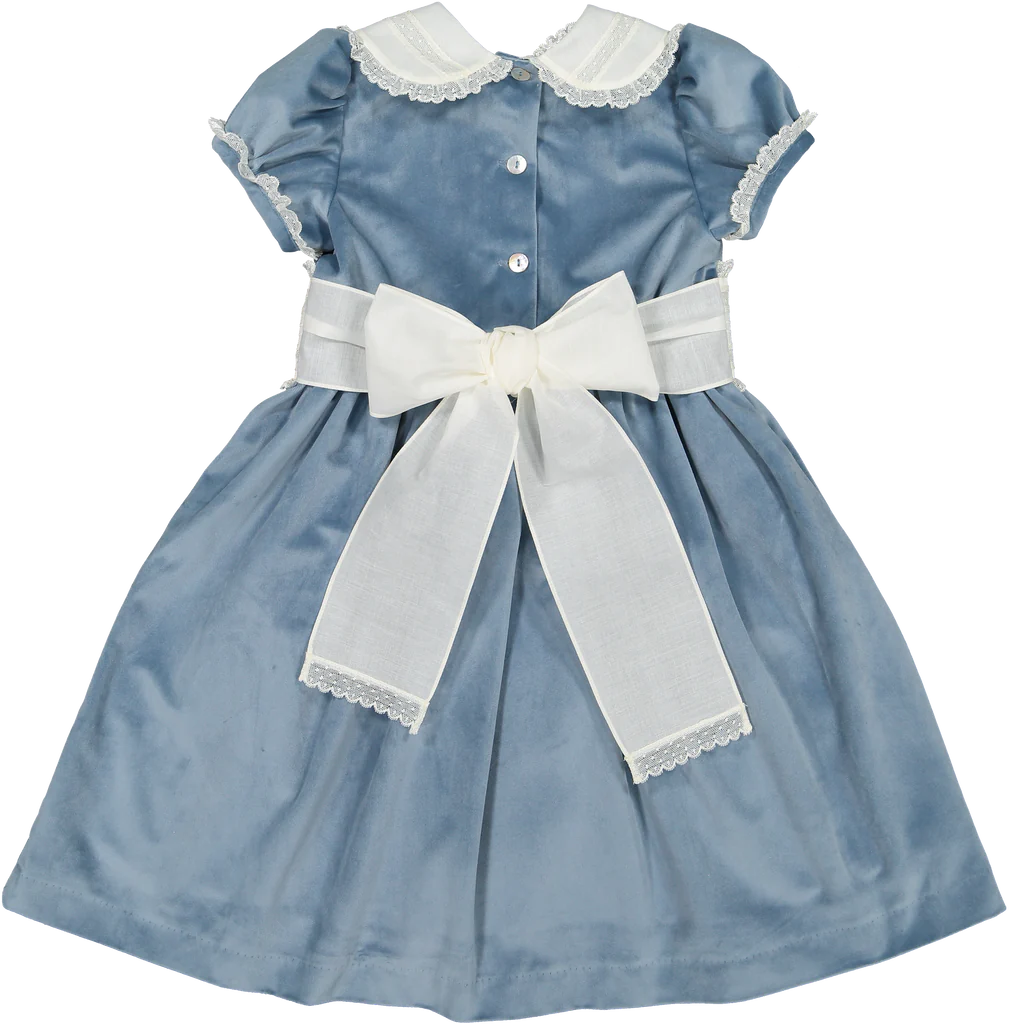 Scarlet Blue Velvet Dress