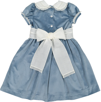 Scarlet Blue Velvet Dress