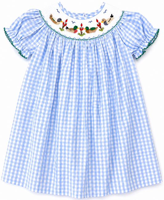 Emma Smocked Bishop Mallard Ducks