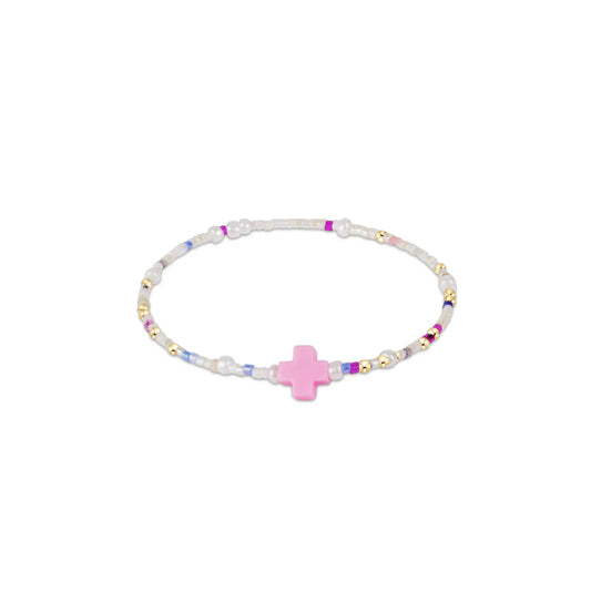 egirl Hope Unwritten Signature Cross Bracelet - With Sprinkles On Top