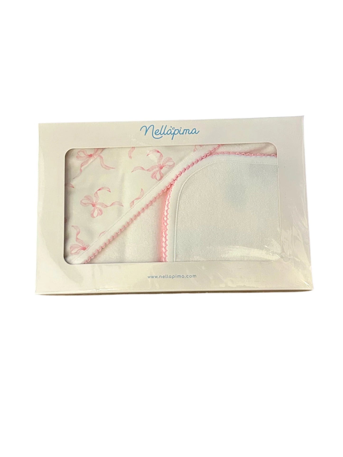 Pink Puppy Print Hooded Towel