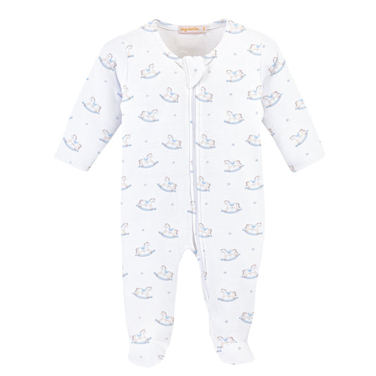 Tiny Rocking Horse Zipped Footie