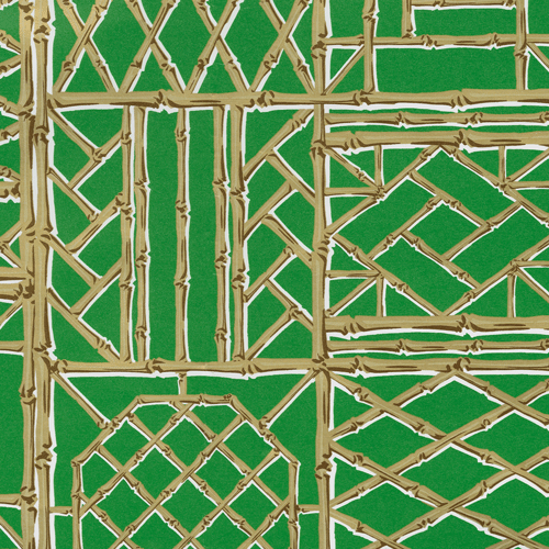 Bamboo Screen Green/Gold 8' Wrap