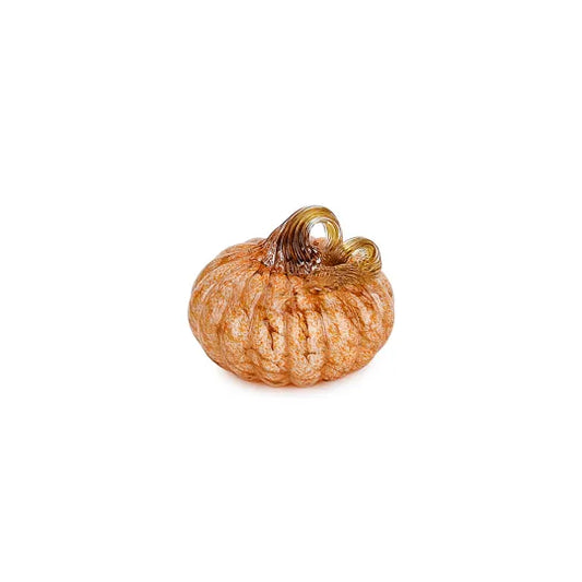 Small Fall Pumpkin Glass