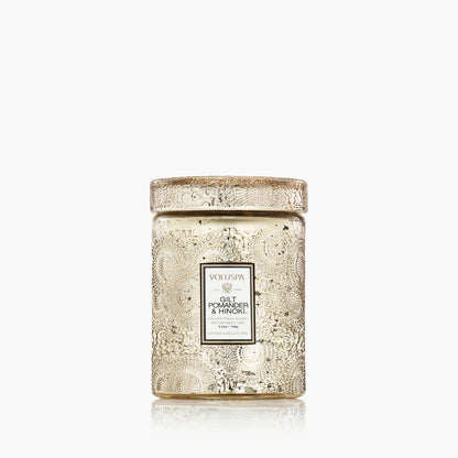 Gilt Hinoki & Pomander Candle