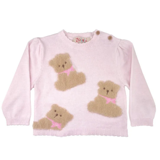 Pink Bear Sweater
