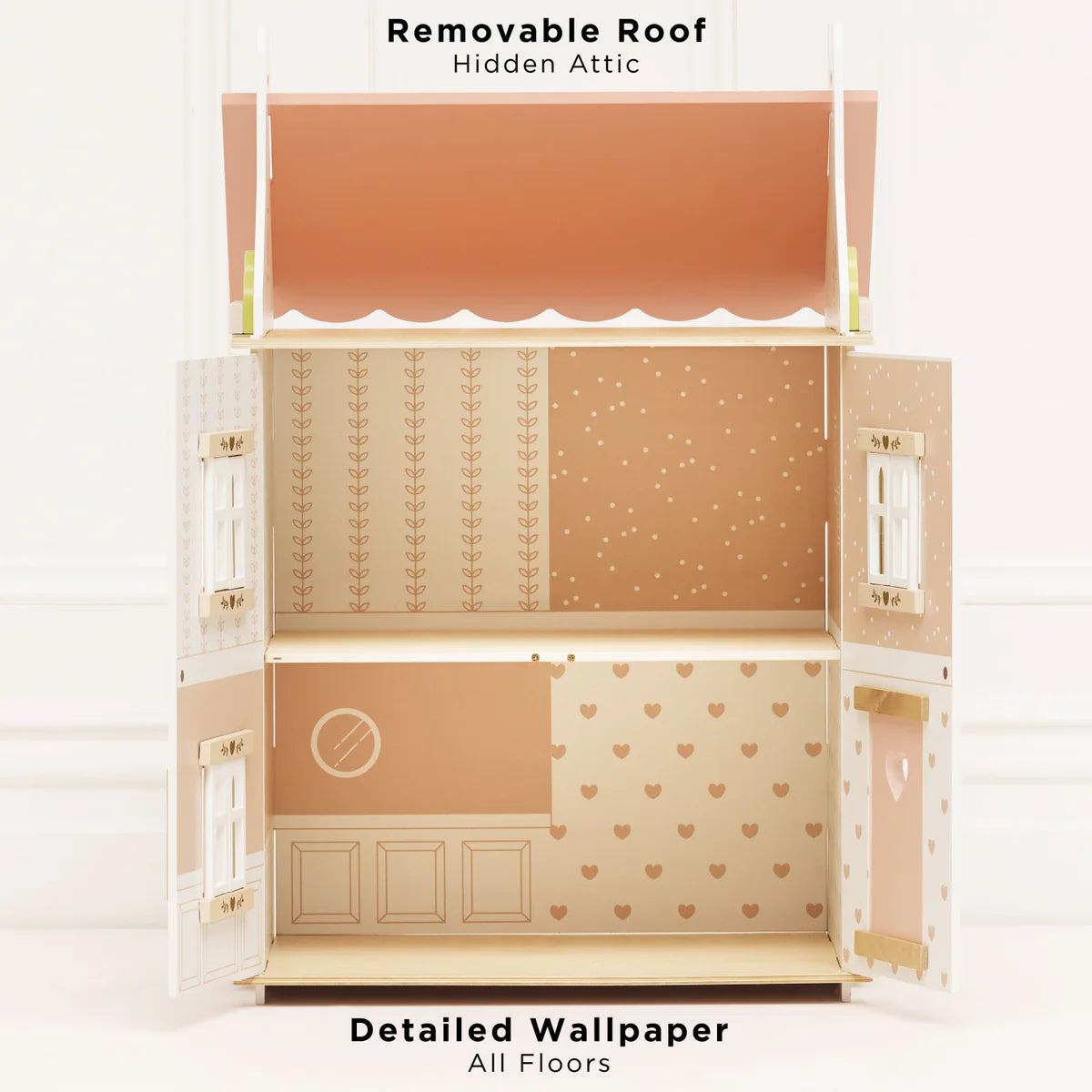 Roseheart Wooden Doll House
