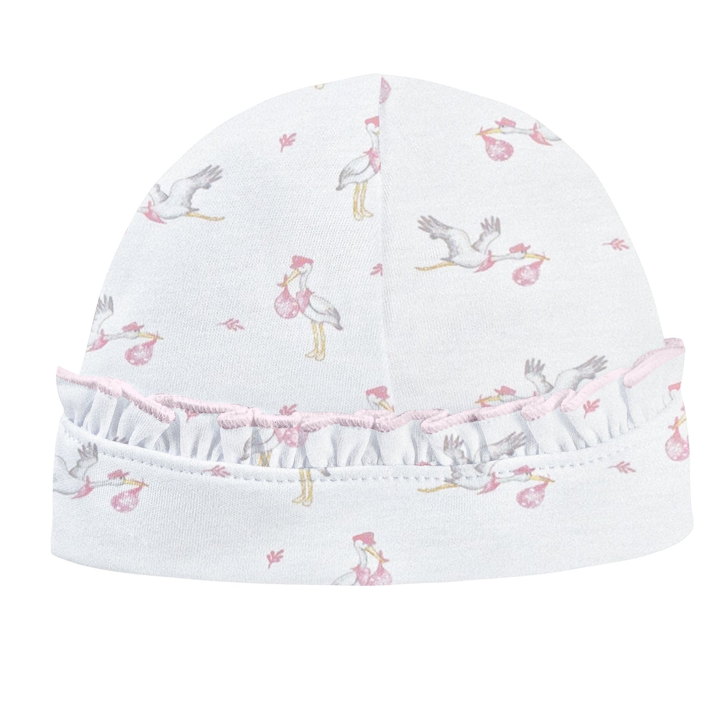 Tiny Storks - Girl Hat W/ Ruffle