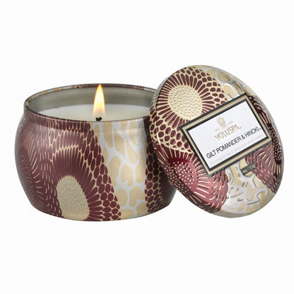 Gilt Hinoki & Pomander Candle