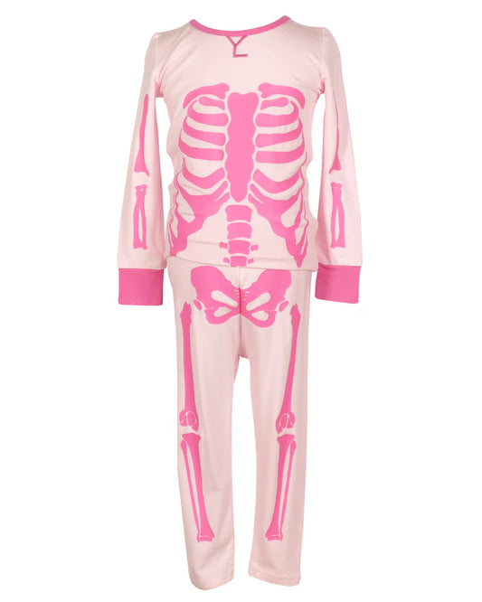 Pink  Lambie Jammies: Glow in the Dark Skellys