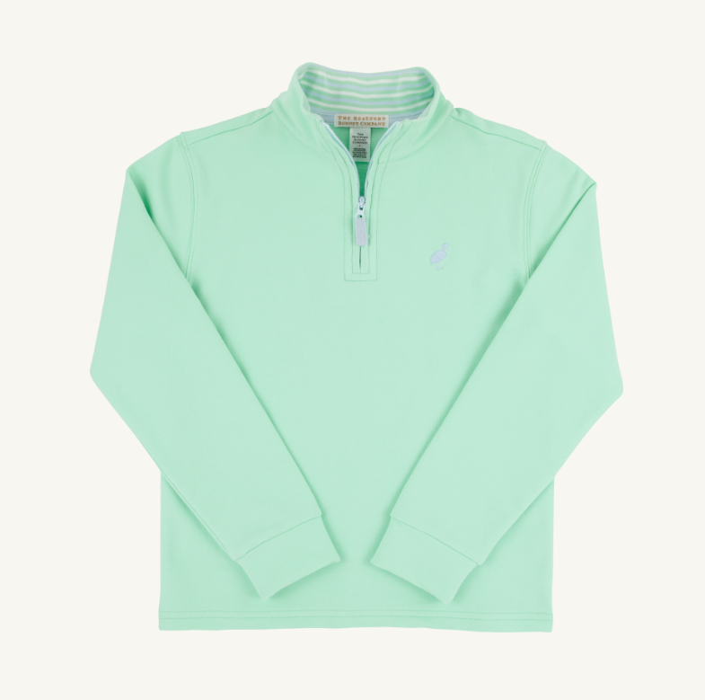 Haywood Half-Zip Grace Bay Green