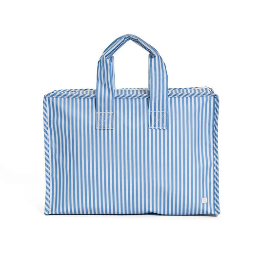 Overnight Tote - Pimlico Stripe Chambray