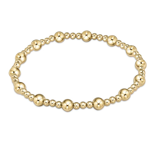 Classic Sincerity 5mm Bead Bracelet - Gold