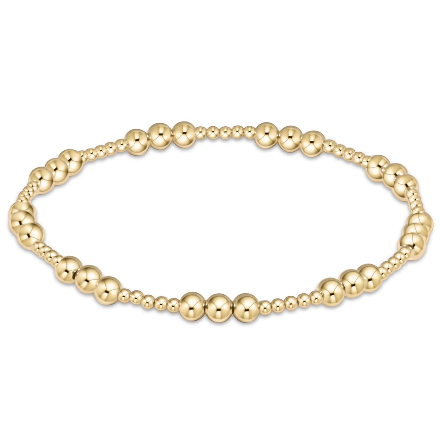 Classic Joy 4mm Bead Bracelet - Gold