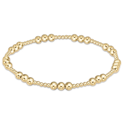 Classic Joy 4mm Bead Bracelet - Gold