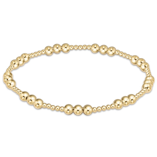 Classic Joy 4mm Bead Bracelet - Gold