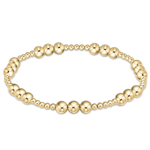 Classic Joy 5mm Bead Bracelet - Gold