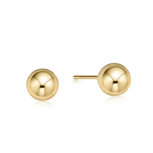 Classic 8mm Ball Stud -  Gold