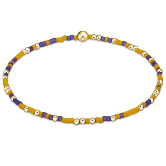 Gameday Bracelet - Hope Unwritten Bracelet Purple-Yellow