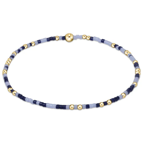 Gameday Hope Unwritten Bracelet - Light Blue-Navy Matte
