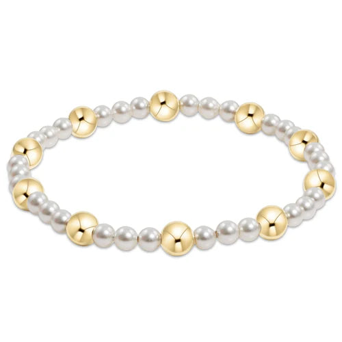 Pearl Sincerity Pattern 6mm Gold