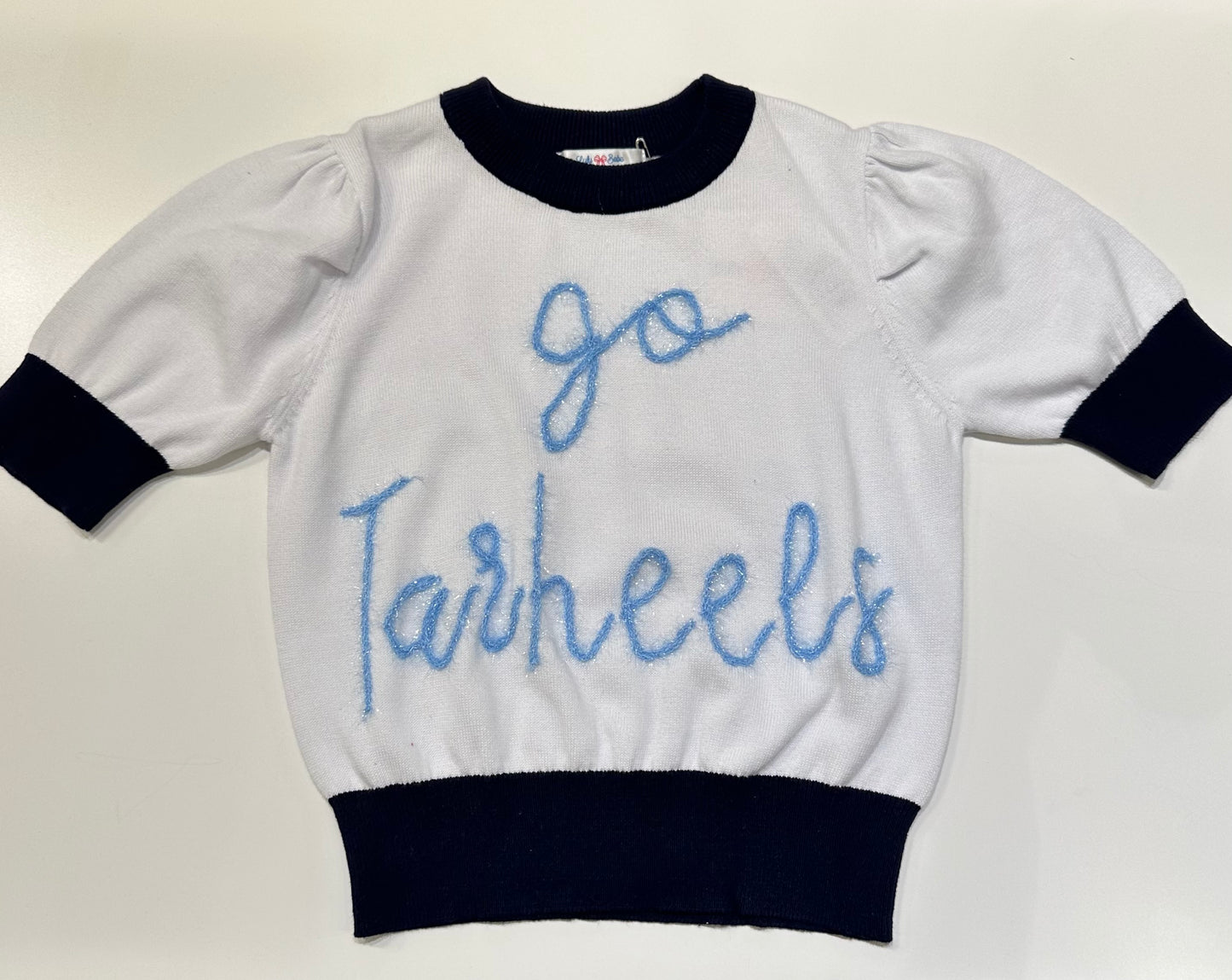 Go Tarheels Tinsel Top - Iris