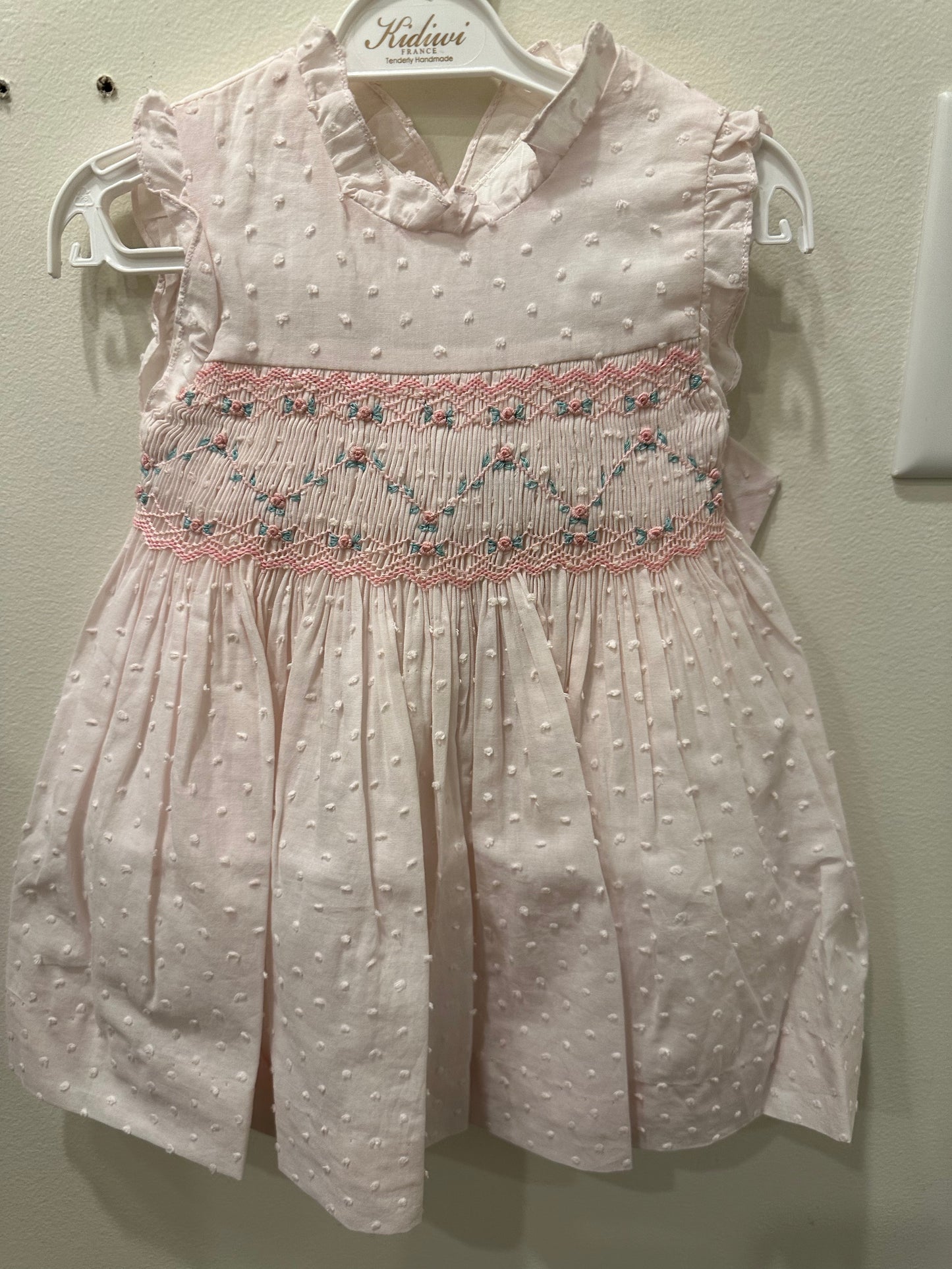 Viola Smocked Pink Dress