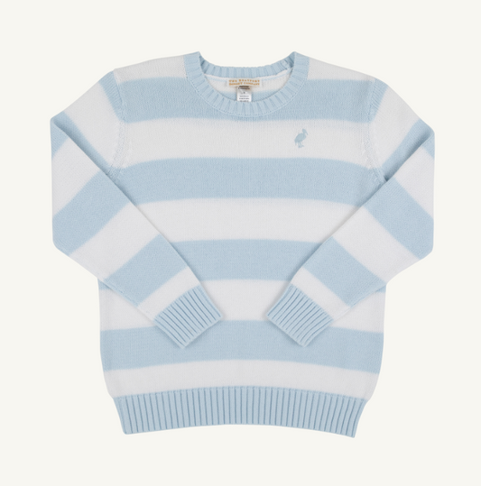 Isaac's Sweater - Buckhead Blue Stripe