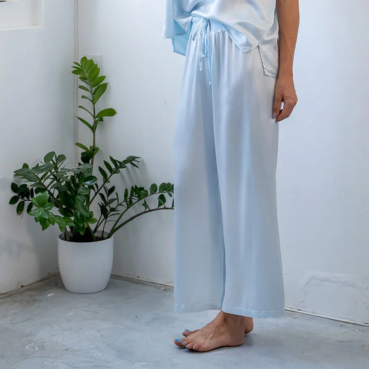 Jolie Capri Satin Pajama Pant