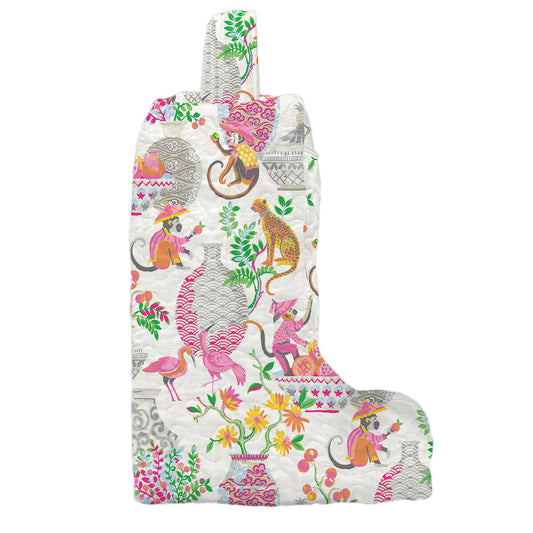 Jungle Canopy Quilted Boot Bag