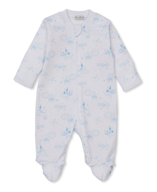 Nightfall Zip Footie Blue