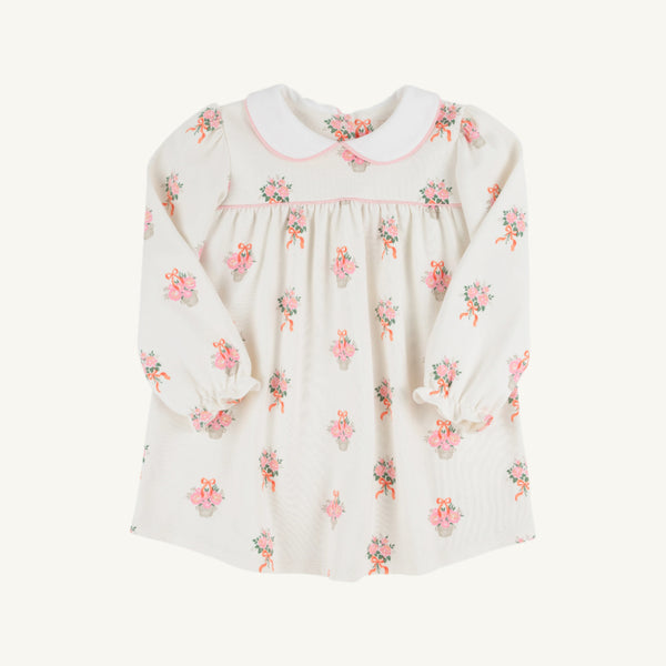 Long Sleeve Maerin Fitz Frock- Nonesuch Stems