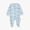 Blue Apres Chic Modal Footie