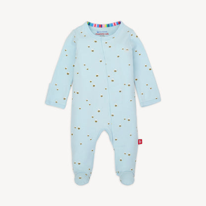 Honey Hill Organic Cotton Magnetic Footie